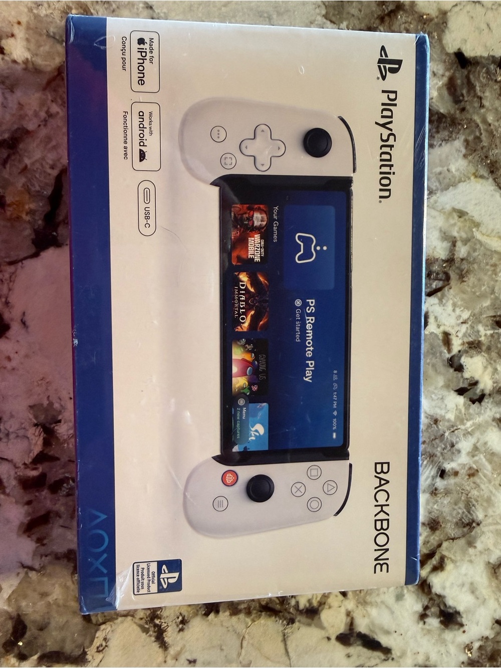 PlayStation Backbone Mobile Gaming Controller - White-